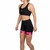 BERMUDA WOOM RUNNING 140 2022 FEMININO ROSA, 5003132222, CORRIDA DE RUA, CAMINHADA, TREINO, ACADEMIA, YOGA, BIKE, CICLISMO, MUSCULAÇÃO, PILATES, 