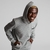 BLUSA PUMA SMALL LOGOHOODIE MOLETOM MASCULINO CINZA, 586690 03