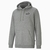 BLUSA PUMA SMALL LOGOHOODIE MOLETOM MASCULINO CINZA, 586690 03