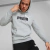 BLUSÃO PUMA MOLETON BIG LOGO HOODIE MASCULINO CINZA, 586764 04,