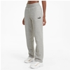 CALÇA PUMA MOLETOM ESSENTIALS SWEATPANTS FLEECE OP FEMININO CINZA