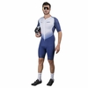 MACAQUINHO TRIATHLON COM MANGA WOOM CARBON STORM SKY MASCULINO AZUL