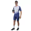 MACAQUINHO TRIATHLON COM MANGA WOOM CARBON STORM SKY MASCULINO AZUL