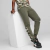 CALÇA PUMA MOLETOM ESSENTIALS BLOCK CAMO SWEATPANTS FLEECE MASCULINO VERDE, 673338 73