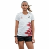 CAMISETA ASICS PÉS SÃO SILVESTRE FEMININO