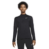 CAMISETA NIKE MANGA LONGA DRI-FIT ELEMENT 1/4 ZIP MASCULINO PRETO