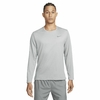 CAMISETA NIKE MILER MANGA LONGA UV MASCULINO BRANCA