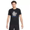 CAMISETA NIKE MANGA CURTA RUN ENERGY RIS MASCULINO PRETO