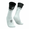 MEIA DE COMPRESSÃO MID OXYGEN V2.0 COMPRESSPORT UNISSEX BRANCO P