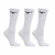 MEIAS MIZUNO KITMIZ3X1 BASIC CANO ALTO UNISSEX BRANCO, MIMAM21934-BCO1, TREINO, ATIVIDADE FISICA, ESPORTES, LAZER, CAMINHADA, CORRIDA, ACADEMIA, MUSCULAÇÃO, YOGA, TRILHA, TRAIL,