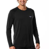 CAMISETA MIZUNO ML PRO UV MASCULINO PRETO