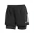 SHORTS ADIDAS OWN THE RUN 2 EM 1 FEMININO, JM7644,  TREINO, ATIVIDADE FISICA, ESPORTES, LAZER, CAMINHADA, CORRIDA DE RUA, CONFORTO, AMORTECIMENTO, PROVA, PERFORMANCE, 