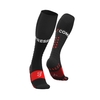 MEIA COMPRESSÃO FULL SOCKS V3 RUN COMPRESSPORT UNISSEX PRETO