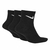 MEIAS NIKE EVERYDAY LTWT ANKLE 3PR 132 UNISSEX PRETO, SX7677-010, CORRIDA DE RUA, TREINO, ATIVIDADE FISICA, ESPORTES, LAZER, CAMINHADA, CORRIDA, ACADEMIA, MUSCULAÇÃO, YOGA, TRILHA, TRAIL, 