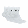 MEIAS NIKE EVERYDAY LIGHTWEIGHT ANKLE 3 PARES UNISSEX BRANCO