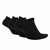 MEIAS NIKE EVERYDAY LTWT NS 3PR UNISSEX PRETO, SX7678-010, TREINO, ATIVIDADE FISICA, ESPORTES, LAZER, CAMINHADA, CORRIDA, ACADEMIA, MUSCULAÇÃO, YOGA, TRILHA, TRAIL, 