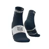 MEIA DE COMPRESSÃO TRAINING SOCKS V3.0 2 PARES COMPRESSPORT UNISSEX AZUL E