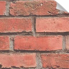 Imagem do Tijolo Vermelho - 15m x 90cm - Adesivo Vinílico Gekkofix