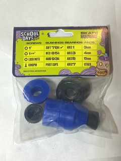 Bujes school days by dater soft 78A con pivots y arandelas - Quiron Skate Shop