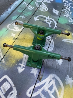 juego de trucks Dater pulidos 149mm high verdes hollow - comprar online