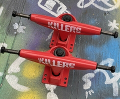 Juego de Trucks Killer aluminio rojos, livianos! - Quiron Skate Shop