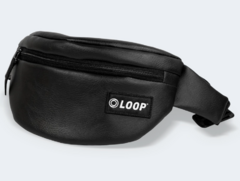 Riñonera Loop Charly - Cuero Vegan negro