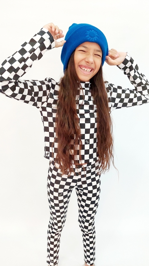 Crop Top Termico Mini Damero