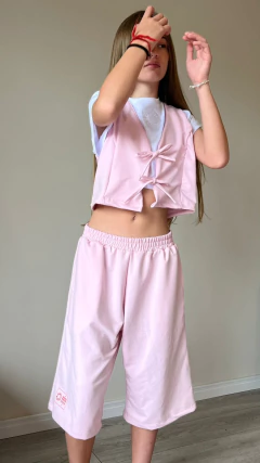 Chaleco Rústico Rosa