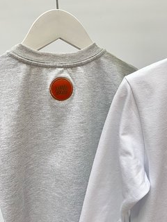 Remera manga Larga elastizada Gris - Juanita Rocker