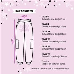 Pantalón PARACHUTE AGATHA - SIN CAMBIO - Talle 10 - tienda online