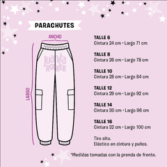 Pantalón PARACHUTE Turquesa Talle 6 -SIN CAMBIO - Juanita Rocker