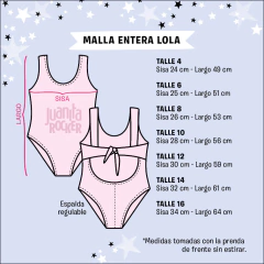 Entera Lola Classic talle 8 - tienda online