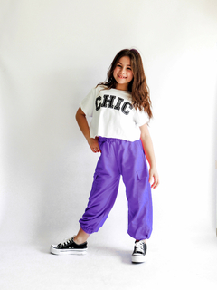 Jogging CARGO VIOLETA Talle 12 - comprar online