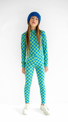 Legg Termica Mini Damero Green talle 14 - comprar online