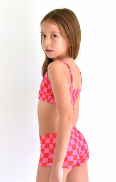 Boxer Niña Damero Candi talle 8 - Juanita Rocker