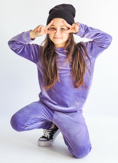 Jogging Plush VIOLETA - SIN CAMBIO - Talle 10 - Juanita Rocker