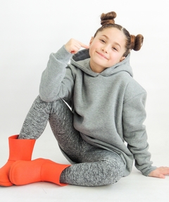 Legging TERMICA GRIS JASPEADA Talle 4 - Juanita Rocker