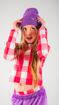 Crop Top Térmico Big Vichy talle 8 - comprar online