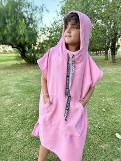 Poncho Surf Rosa Talle S - comprar online