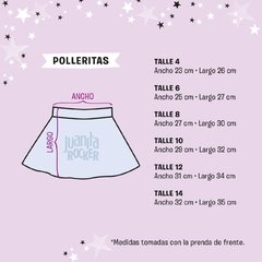 Falda Damero con flores talle 4 SIN CAMBIO - comprar online