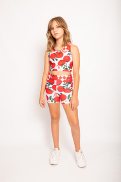 Conjunto top y biker tomate talle 10 en internet