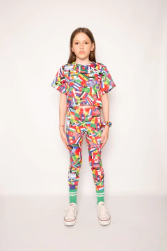 Crop Top Banderas talle 6