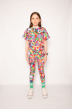 Crop Top Banderas talle 12
