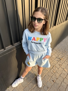 Short positivo celeste talle 6 - comprar online