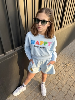 Short positivo celeste talle 8 - comprar online