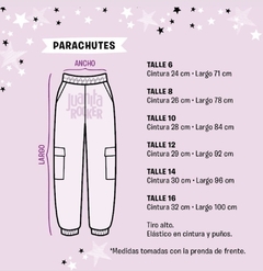 Pant Cargo frisa Marfil Talle 16 - Juanita Rocker