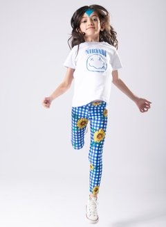 Legg VICHY AZUL Talle 2