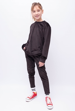 Buzo Plush NEGRO Talle 14 - Juanita Rocker