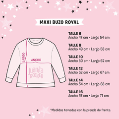 Maxi Buzo Royal Rojo - SIN CAMBIO - talle 6 - tienda online