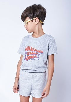 Remera BULLYING Gris Talle 4 - comprar online